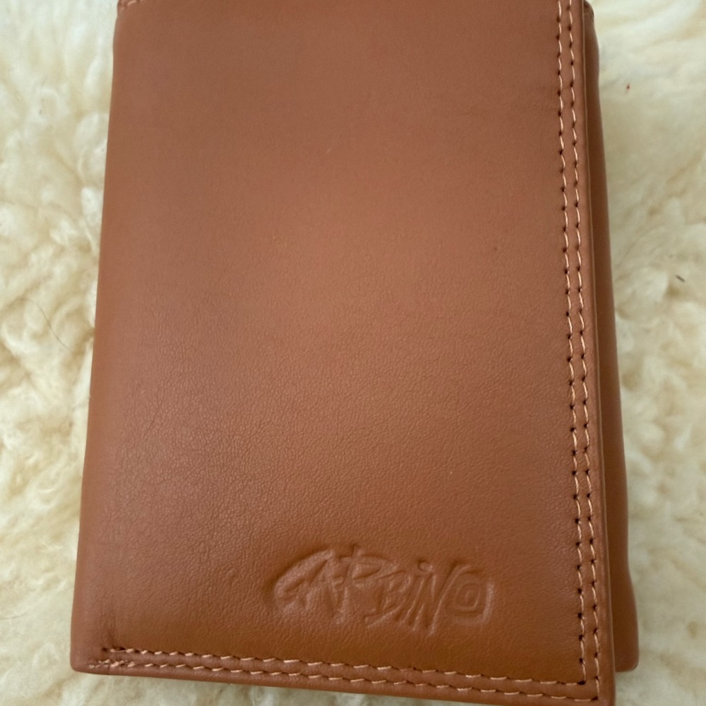 Brown Leather Wallet from Italy